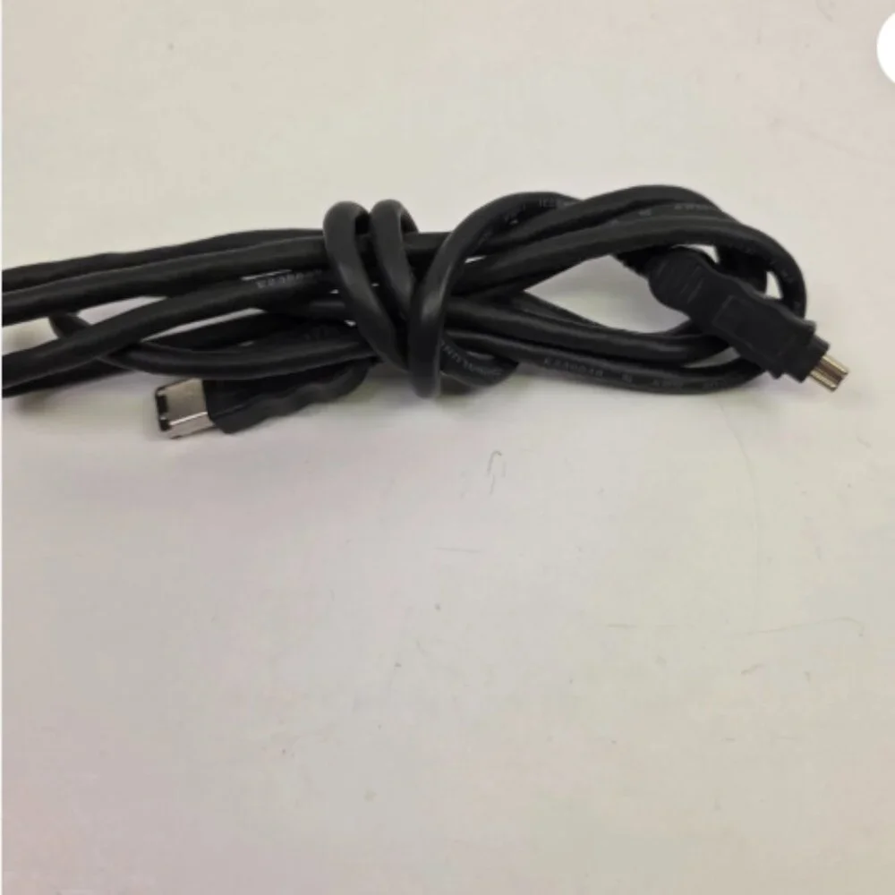 Kentek 6 ft IEEE-1394A Firewire 400 6-Pin Male to 4-Pin Male Cord Data DV Black